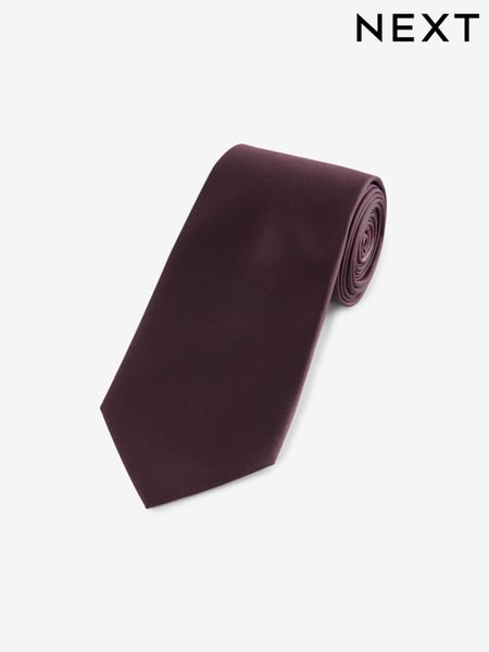 Burgundy Red Silk Tie (E13939) | € 30