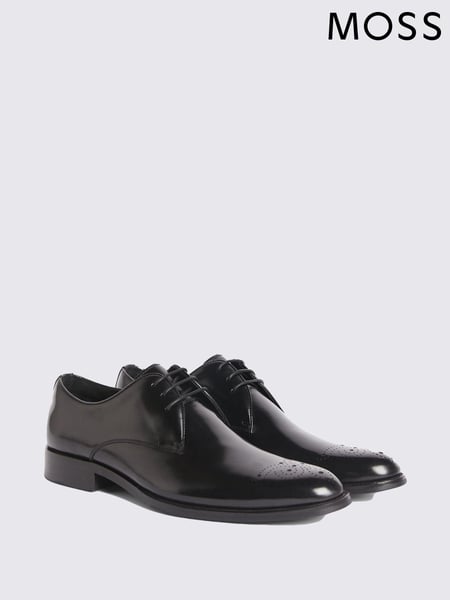MOSS Black Romsey Brogues (E14222) | € 217