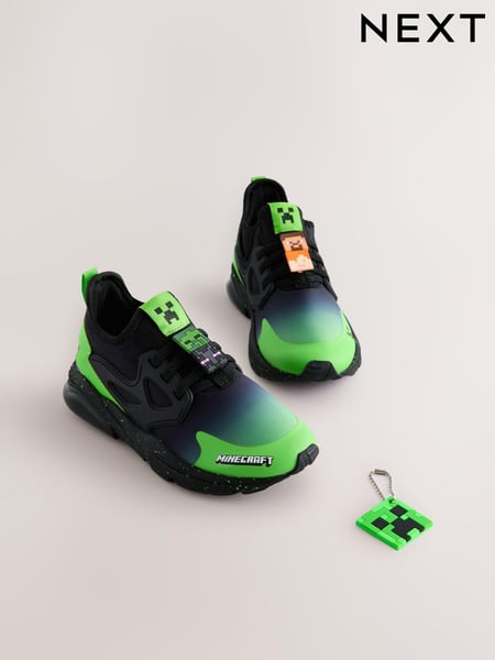 Green Minecraft Elastic Lace Trainers (E18073) | € 41 - € 52