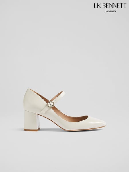 LK Bennett Natural Floret Suede Pointed Toe Courts (E19467) | € 233