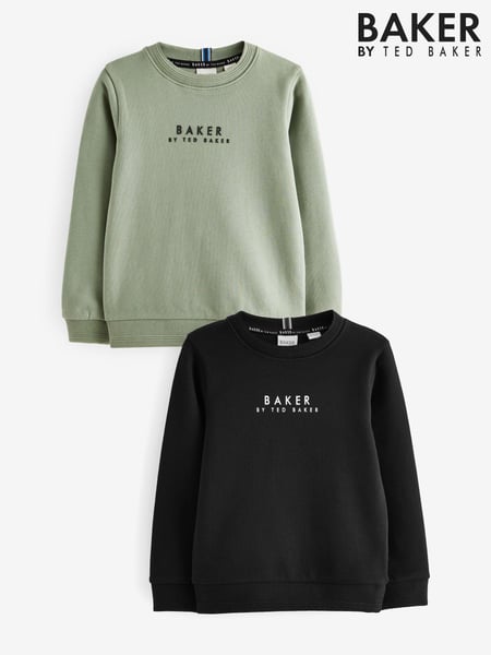 Baker by Ted Baker 100% Cotton Sweatshirts 2 Pack (E22792) | € 61 - € 67