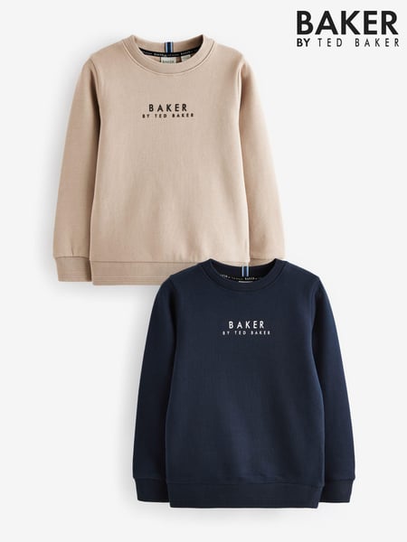 Baker by Ted Baker 100% Cotton Sweatshirts 2 Pack (E22794) | € 56 - € 67