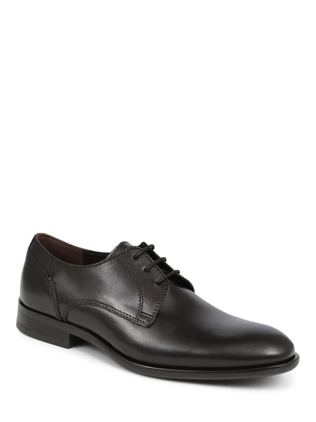 Pavers Black Pavers Leather Lace-Up Shoes (E23082) | € 94