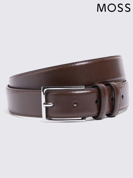 MOSS Brown Classic Leather Belt (E25721) | € 47