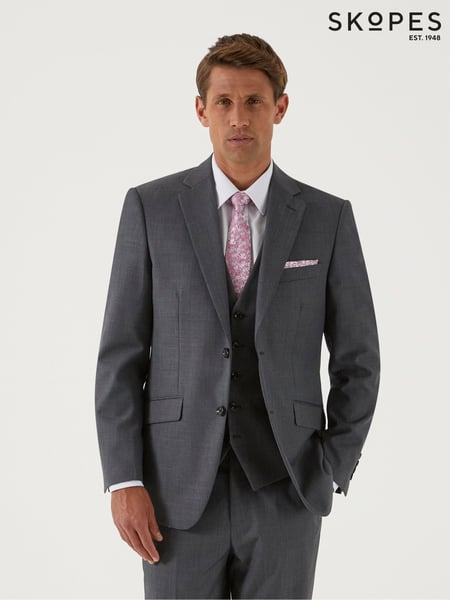 Skopes Grey Tailored Fit Farnham Suit Jacket (E30050) | € 203