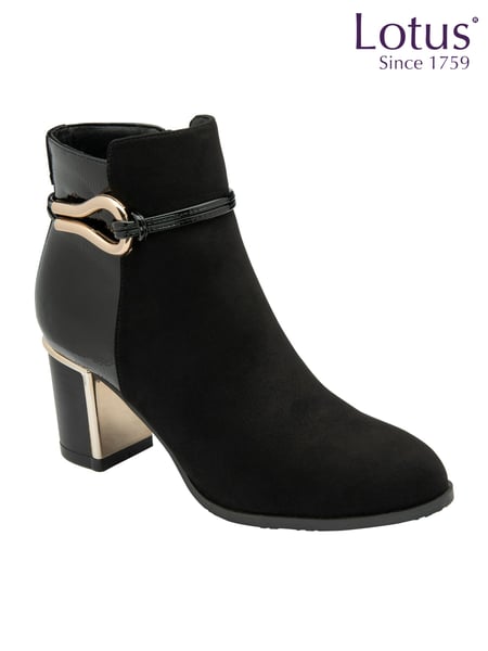 Lotus Black Ankle Boots (E30869) | € 101