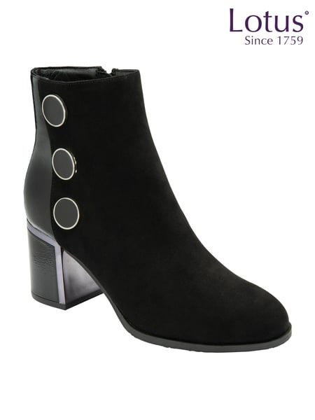 Lotus Black Ankle Boots (E30882) | € 101