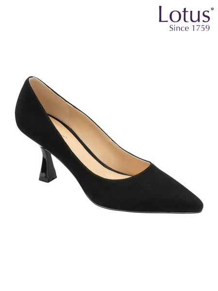 Lotus Black Heeled Shoes (E30906) | € 86