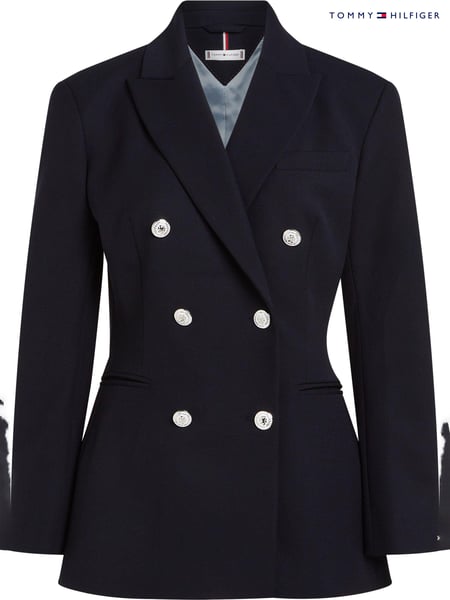 Tommy Hilfiger Blue Statement Fitted Blazer (E31993) | € 280