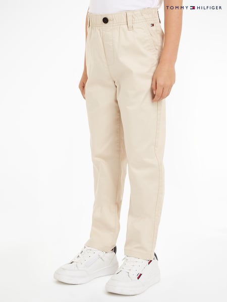 Tommy Hilfiger Brown Monotype Skater Chino Trousers (E32101) | € 43