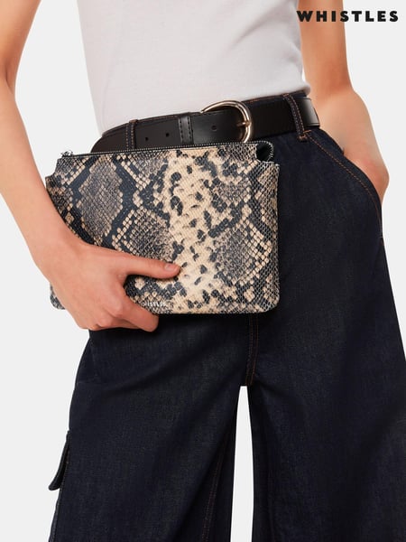 Whistles Multi Elita Snake Effect Double Clutch (E32467) | € 58