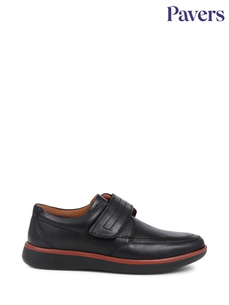Pavers Black Touch Fasten Monk Strap Shoes (E33017) | € 76
