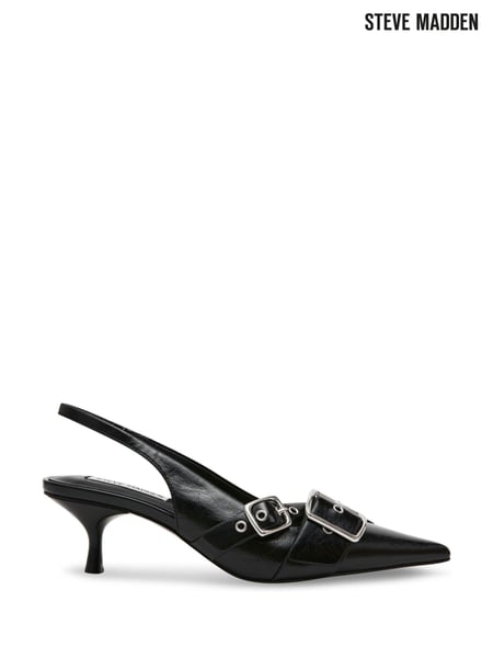 Steve Madden Lezley Slingback Black Shoes (E33277) | € 93