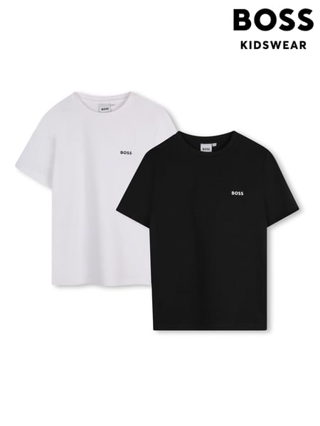 BOSS Black Chest Logo T-Shirts 2 Pack (E41109) | € 61 - € 76