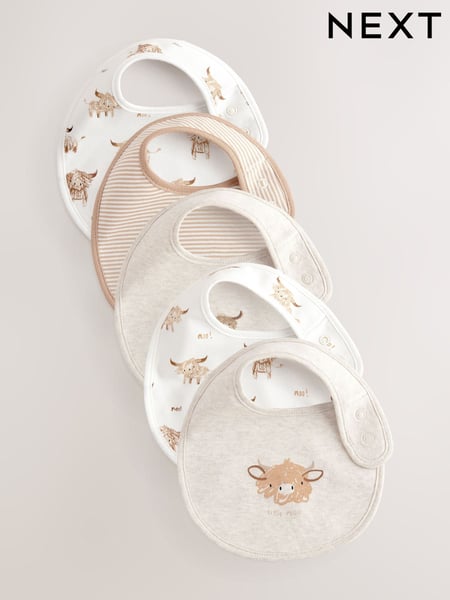 Neutral Baby Hamish Bibs 5 Pack (E45389) | € 16