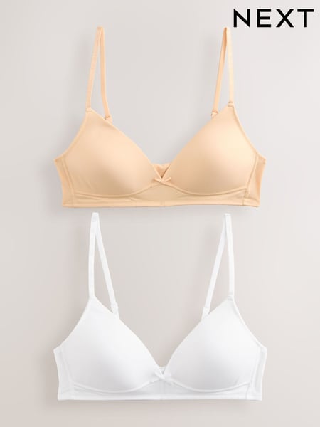 Nude White Trainer Bras 2 Pack (E45722) | € 23