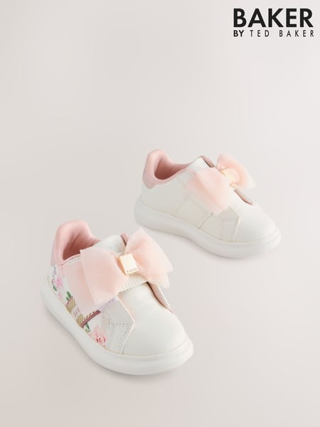 Baker by Ted Baker Girls Branded Tape Chunky Trainers (E45757) | € 62
