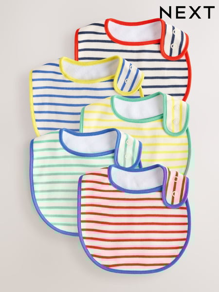 Bright Stripe Baby Stripe Bibs 5 Pack (E46733) | € 16