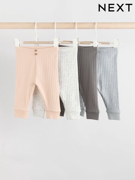 Mono/Neutral Baby Leggings 4 Pack (E48182) | € 18 - € 21