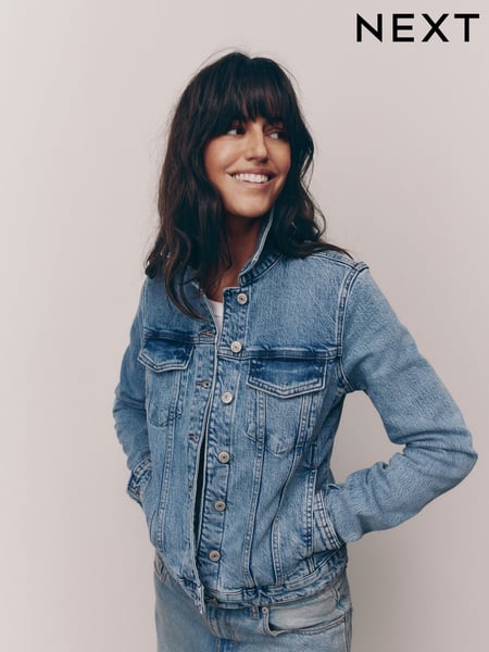 Mittelblau - Fitted Denim Jacket (E51857) | 51 €