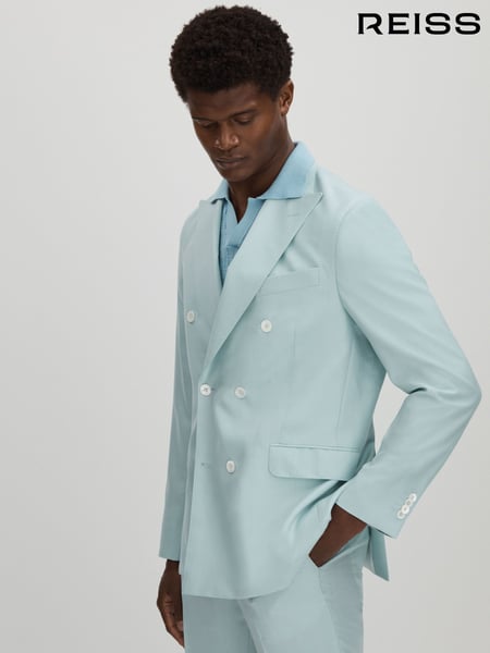 Oscar Jacobson Wool Double Breasted Blazer (E52815) | € 778