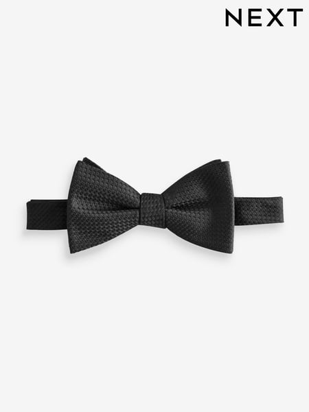 Black Textured Bow Tie (E55748) | € 12