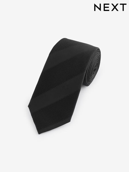 Black Stripe Silk Design Tie (E55750) | € 16