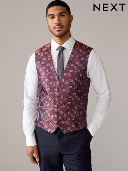 Orange Regular Fit Occasion Waistcoat (E55776) | € 82