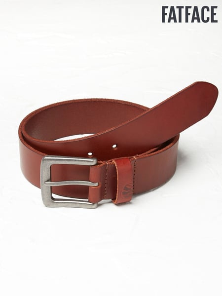 FatFace Tan Brown Italian Leather Belt (E56114) | € 55