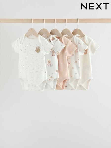 Neutral Baby Short Sleeve Bodysuits 5 Pack (E57516) | € 26 - € 28
