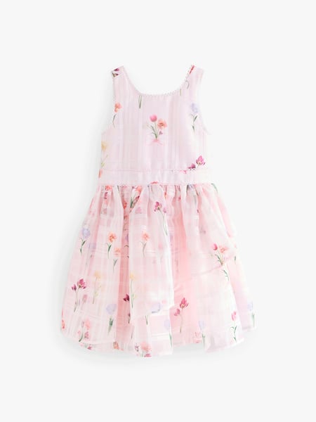 Baker by Ted Baker Floral Burnout Cross Back Dress (E58885) | € 86 - € 98