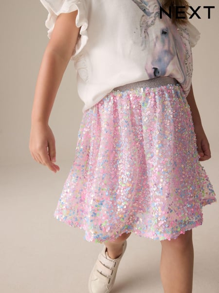 Pink Sequin Skirt (3-16yrs) (E61294) | € 20 - € 27