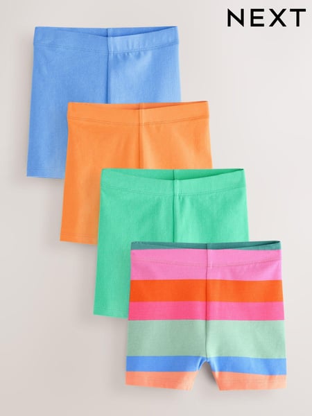 Orange Cycle Shorts 4 Pack (3mths-7yrs) (E65376) | € 18 - € 24