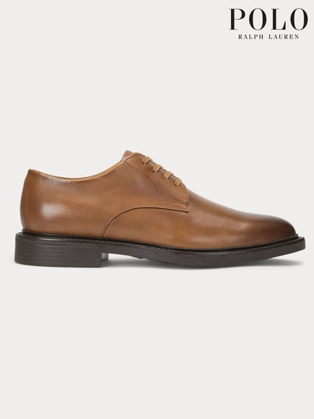 Asher Burnished Leather Derby Shoe (E66307) | € 148