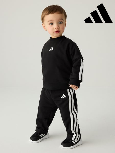 adidas Black Essentials Infant Sweatshirt and Joggers Set (E66830) | € 47