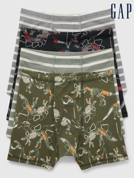 Gap Green Boxer Briefs 4 Pack (4-13yrs) (E67400) | € 31