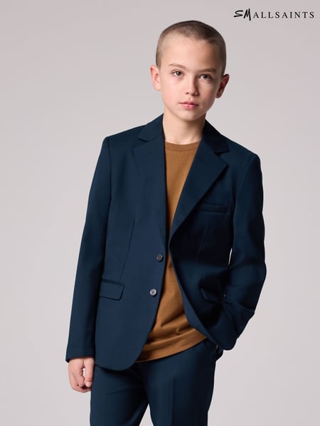 smALLSAINTS Navy Boys Slim Fit Moad Suit Jacket (E69047) | € 87 - € 94