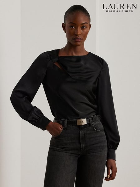 Lauren Ralph Lauren Silk Volume Sleeve Blouse (E69770) | € 132