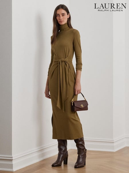 Lauren Ralph Lauren Tie-Front Turtleneck Dress (E69895) | € 147