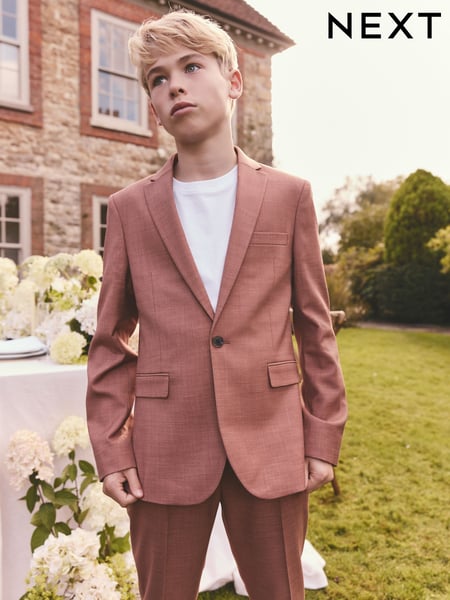 Mocha Brown Suit Jacket (12mths-16yrs) (E70130) | € 61 - € 78