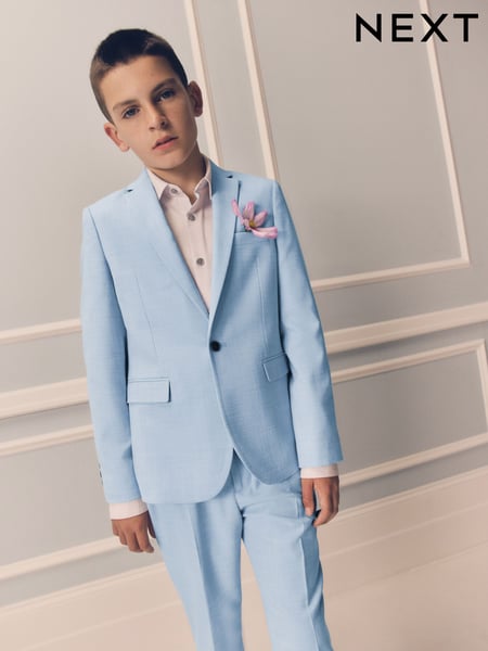 Pale Blue Suit Jacket (12mths-16yrs) (E70134) | € 61 - € 78