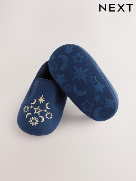Navy Baby Slip On Occasion Shoes (0-2mths) (E70995) | € 11