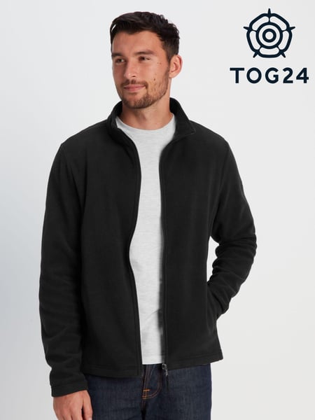 Schwarz - Tog 24 Mens Revive Fleece Black Jacket (E75256) | 47 €