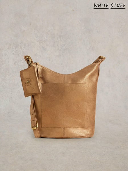 White Stuff Metallic Fern Leather Cross-Body Bag (E75407) | € 98
