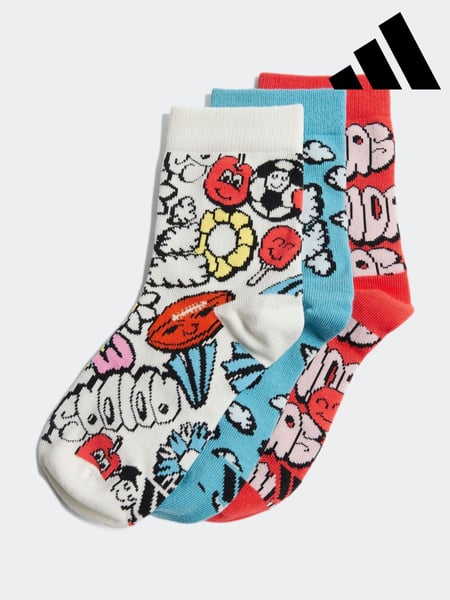 adidas Fun 3 Pack Kids Socks (E75653) | € 16
