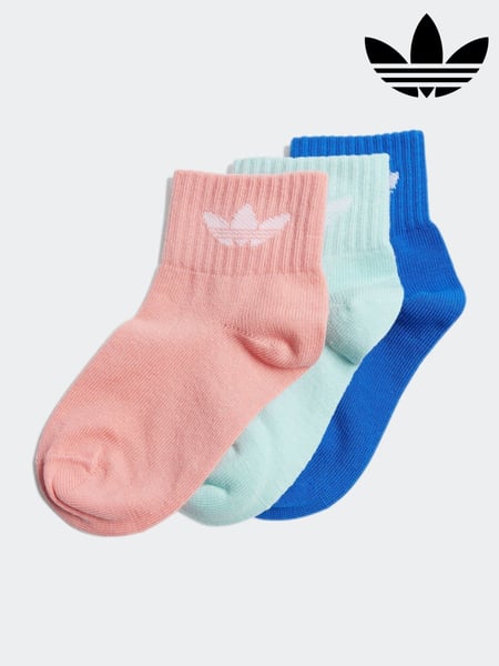 adidas Originals Multi Kids Ankle Socks 3Pack (E75659) | € 9
