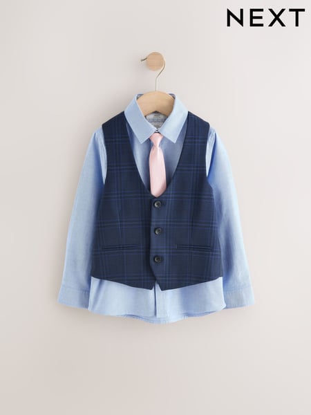 WC Set Denim Bold Blue Waistcoat (12mths-16yrs) (E75739) | € 48 - € 61