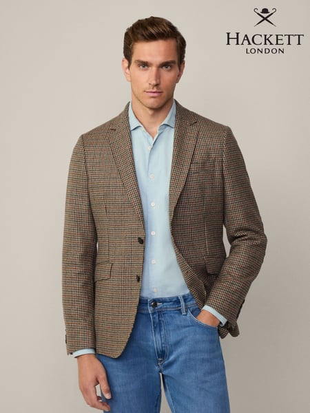 Hackett London Men Brown Jacket (E78258) | € 421