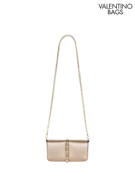 Valentino Bags Gold Medium Materia Flap Clutch Cross-Body Bag (E79836) | € 93