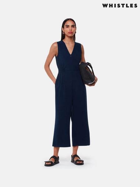 Whistles Blue Remmie Jumpsuit (E80299) | € 195
